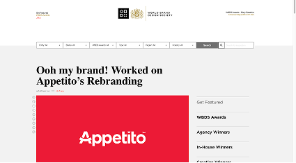 (WBDS) announced one of our latest Rebranding projects "Appetito" 19th Feb 2021.